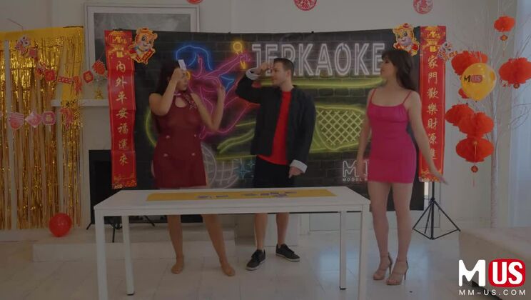[ModelMediaUS] - Codey Steele And Bella Rolland Smoking Hot Jerkaoke - Codey Steele - Bella Rolland