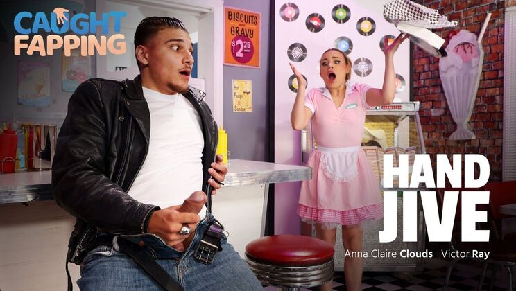 [CaughtFapping] - Blonde Naturals in Uniform - Anna Claire Clouds - Victor Ray