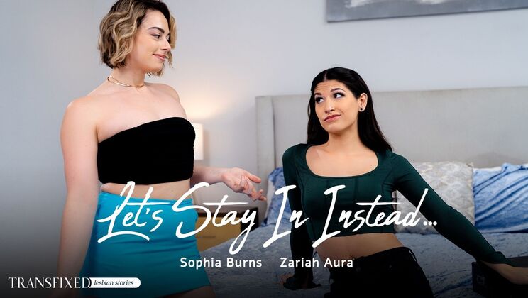 [Transfixed] - Homebound Lust: Sophia Burns & Zariah Aura in a Cumshot and Facial Extravaganza - Sophia Burns - Zariah Aura